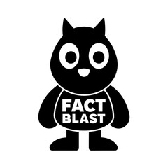 Fact Blast cartoon art illustration