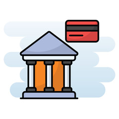 Crediting vector icon