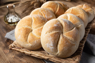 Fresh bread for breakfast.