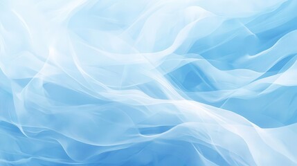 Obraz premium pastel blue and white gradient background exudes calmness with smooth texture, ideal for banners or posters needing a serene and airy aesthetic