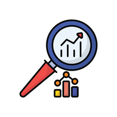 Financial Analysis vector icon