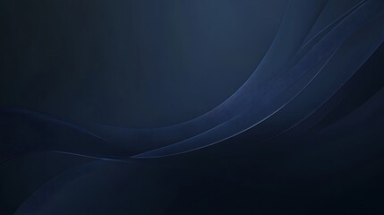 Abstract Dark Blue Wave Background Design