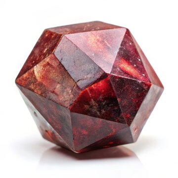 cuprite isolated, white background