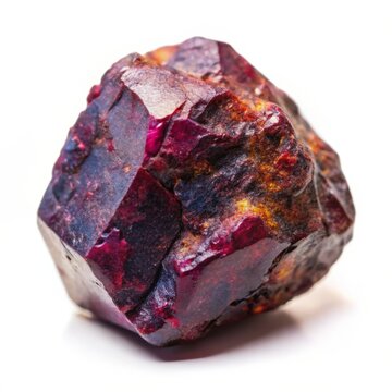 cuprite isolated, white background