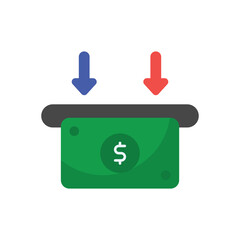 Deposit vector icon