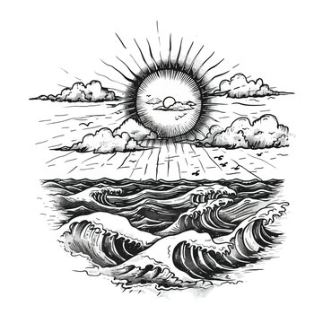 Unique Minimal Style Upper Arm Tattoo Vector Illustration Featuring Clean Lines and Modern Artistic Design"