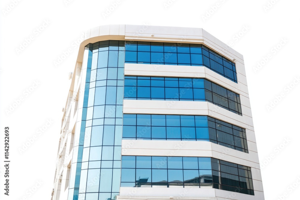 Poster a city landmark with a large clock face on the front, suitable for use in urban or architecture rela