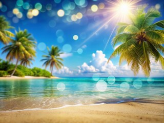 Stunning Beach Wallpaper for PC: Bokeh Effect, High-Resolution Images, Summer Backgrounds