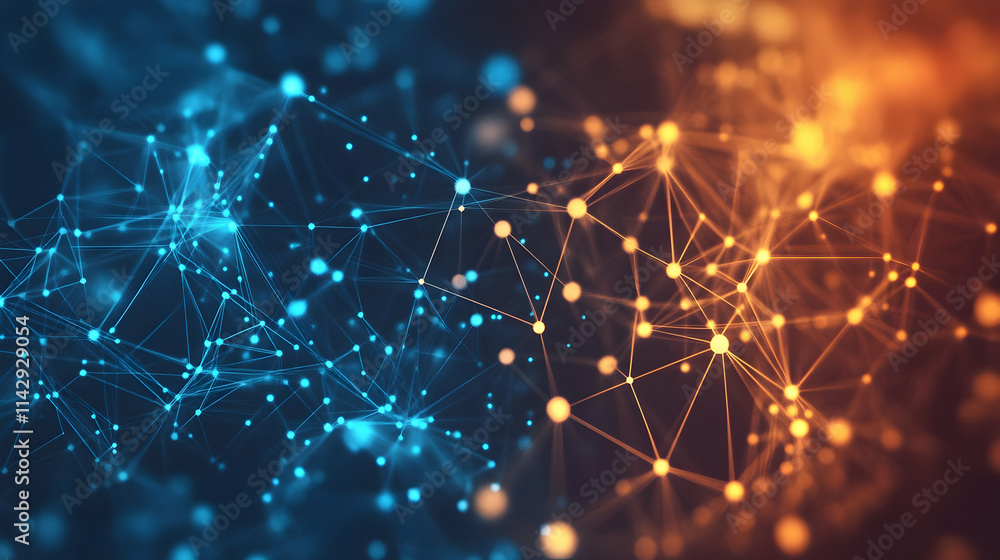 Poster abstract circuit structure background showcasing advanced computer technology and digital business s