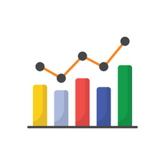 Statistics vector icon