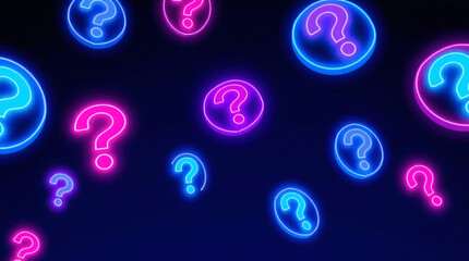 Obraz premium Abstract Modern Vector Art of FAQ Service, Featuring a Speech Bubble and Question Mark to Represent Problem-Solving and Inquiry Assistance