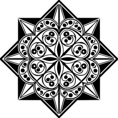 abstract black and white background