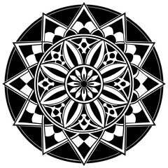 black and white pattern