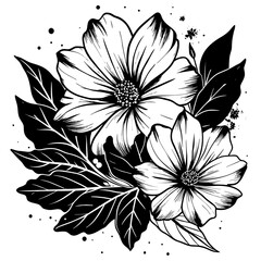 black and white background