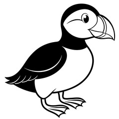 illustration of a cartoon penguin