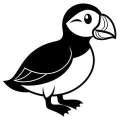 vector illustration of a duck