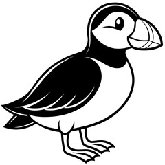 vector illustration of a duck