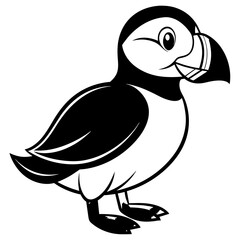 vector illustration of cartoon bird
