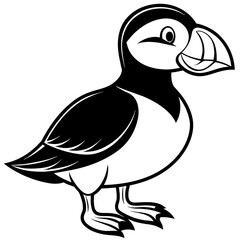 vector illustration of a duck