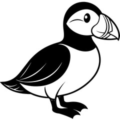vector illustration of a duck