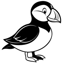 vector illustration of a duck