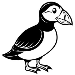 vector illustration of a duck