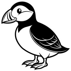 vector illustration of a duck