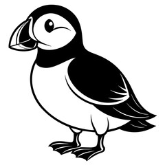 vector illustration of a duck