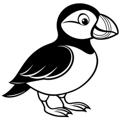 vector illustration of a duck