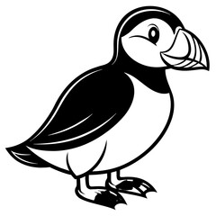 vector illustration of a duck