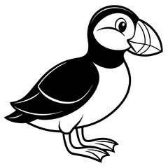 vector illustration of a duck