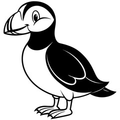 vector illustration of a duck