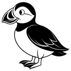 vector illustration of a duck