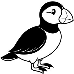 vector illustration of a duck