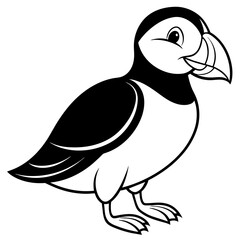 vector illustration of a duck
