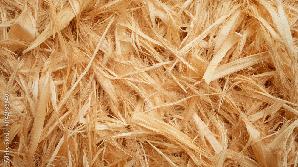 Poster natural straw texture showing light brown color and fine fibers creating an organic and rustic appea