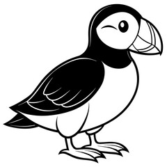 vector illustration of a duck