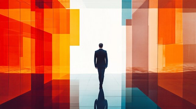 Man Walking Towards Light: A Journey of Hope, Opportunity, and Success in the Business World
