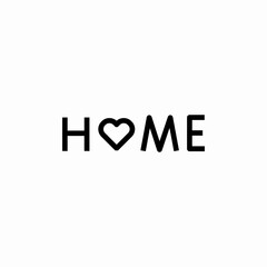 home love icon sign vector