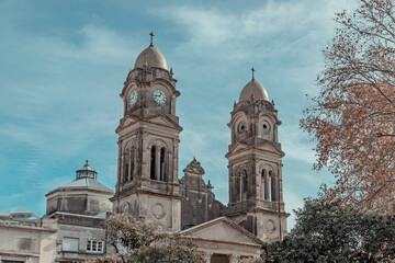 Fototapeta premium Towers of the cathedral 