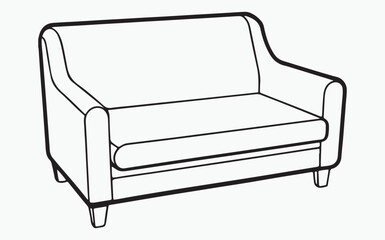 Sofa line icon