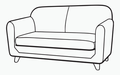 Sofa line icon