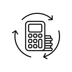 Accounting Cycle vector icon
