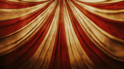 Circus frame background , circus tent background with copy space , Generative AI