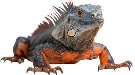 Obraz premium Red Iguana Portrait 