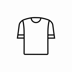 t shirt wear icon sign vector