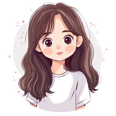 a cute girl , Effortless Style: A Fashion-Forward Girl in the Spotlight