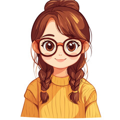 a cute girl , Effortless Style: A Fashion-Forward Girl in the Spotlight