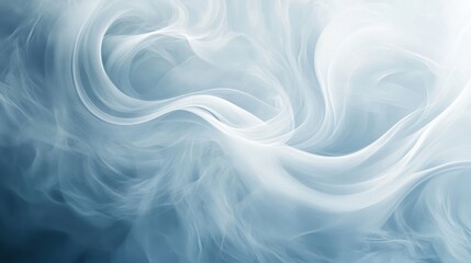 Obraz premium Abstract Blue and White Swirling Fabric Texture