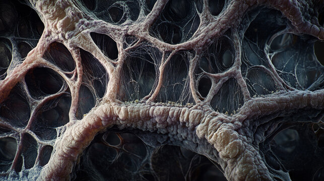Hyperrealistic Macro Photography: Vascular Bundle, Xylem, Phloem, Microfilaments